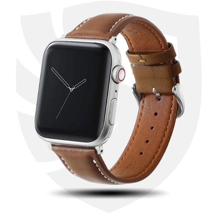 Apple Watch Leather Strap - Premium Leather Brown | WALLTON™ | Schlüsselanhänger