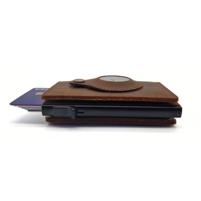 Slide AirTag Wallet - Premium Leder