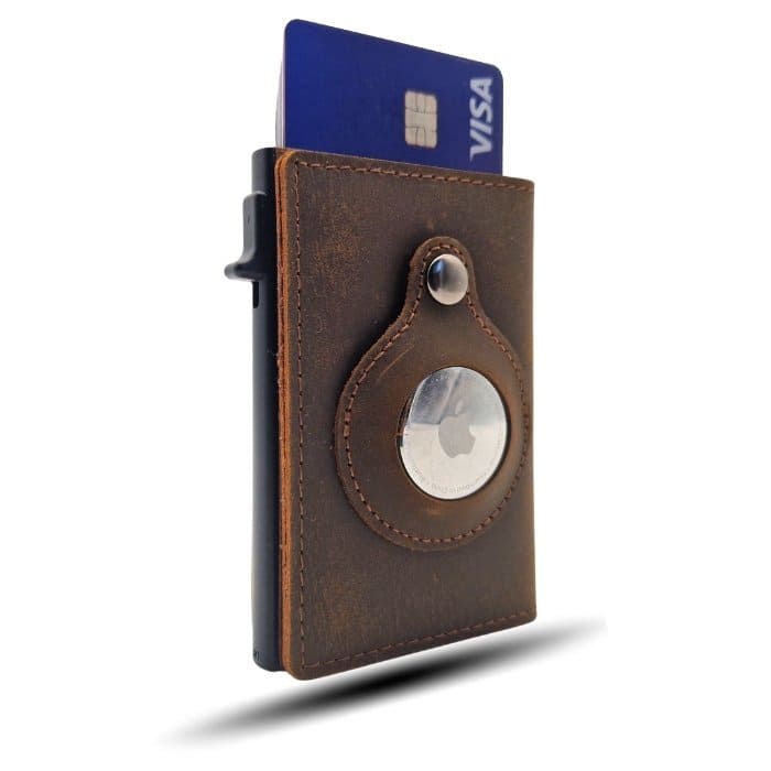 Slide AirTag Wallet - Premium Leder