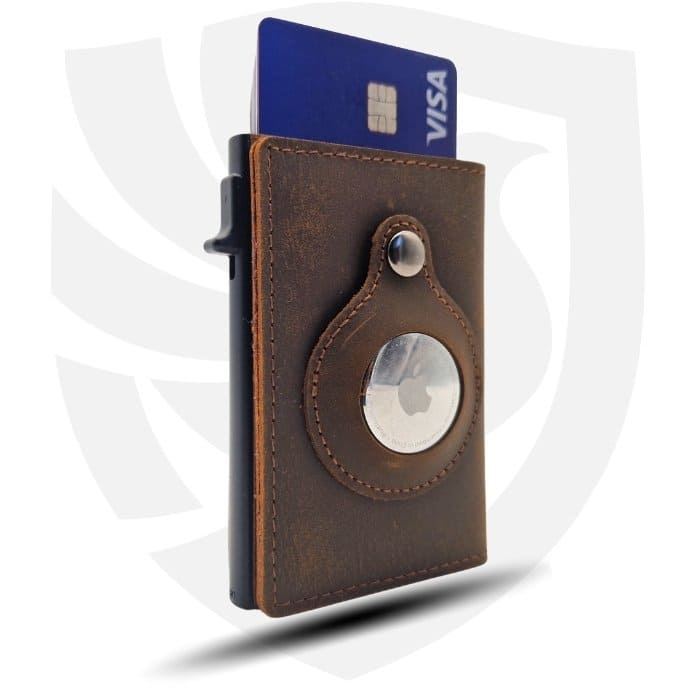 Slide AirTag Wallet - Premium Leder