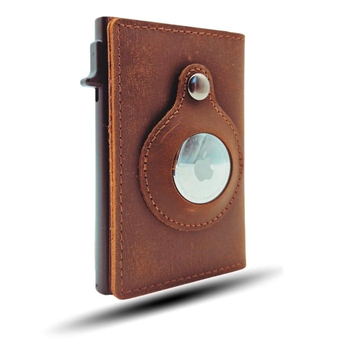 Slide AirTag Wallet - Premium Leder