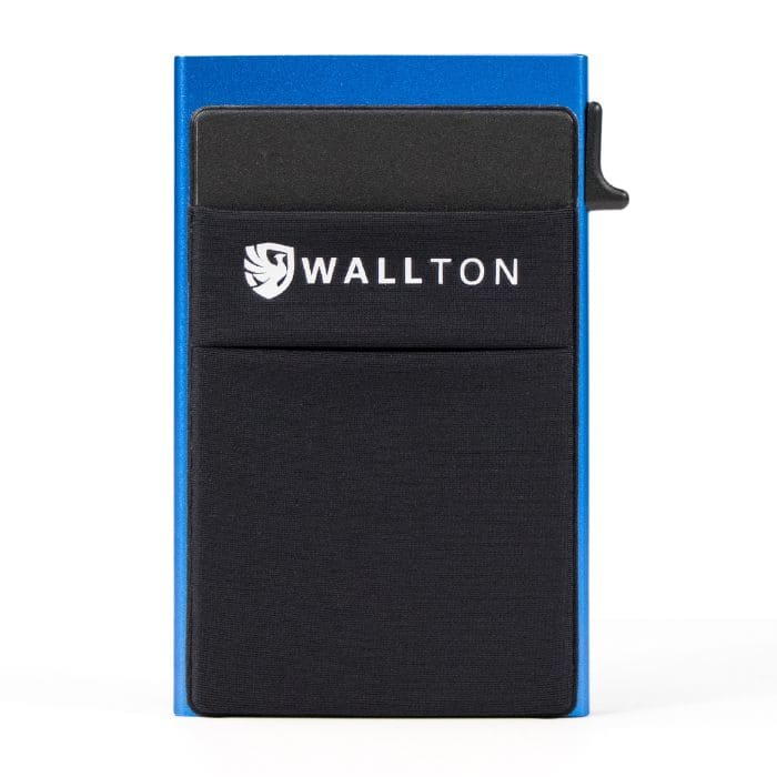 Kartenetui mit Münzfach - Ultra Slim Aluminium - WALLTON™