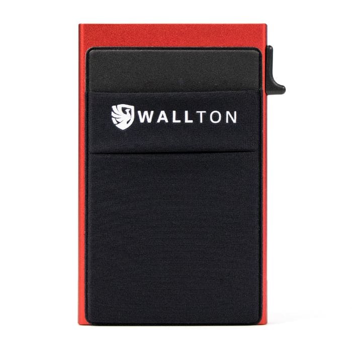 Kartenetui mit Münzfach - Ultra Slim Aluminium - WALLTON™