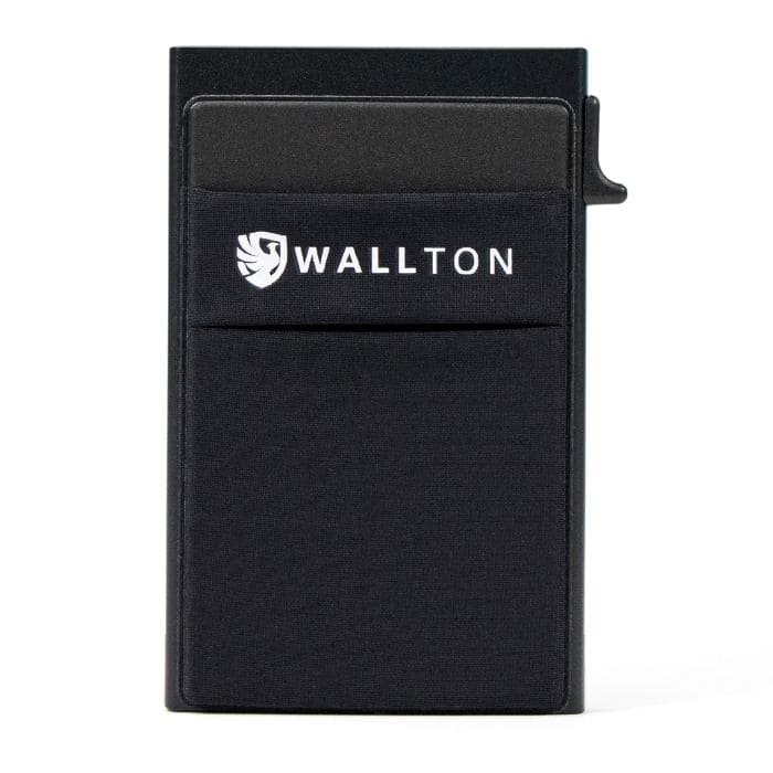 Kartenetui mit Münzfach - Ultra Slim Aluminium - WALLTON™