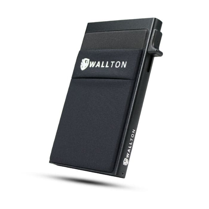 Kartenetui mit Münzfach - Ultra Slim Aluminium - WALLTON™