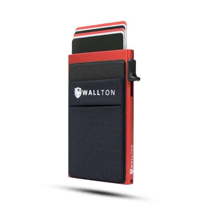 Kartenetui mit Münzfach - Ultra Slim Aluminium - WALLTON™