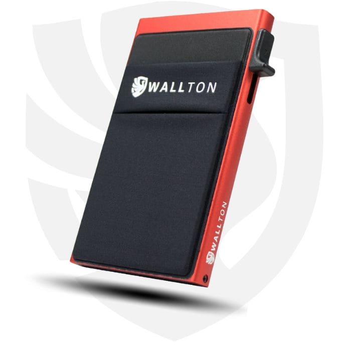 Kartenetui mit Münzfach - Ultra Slim Aluminium - WALLTON™