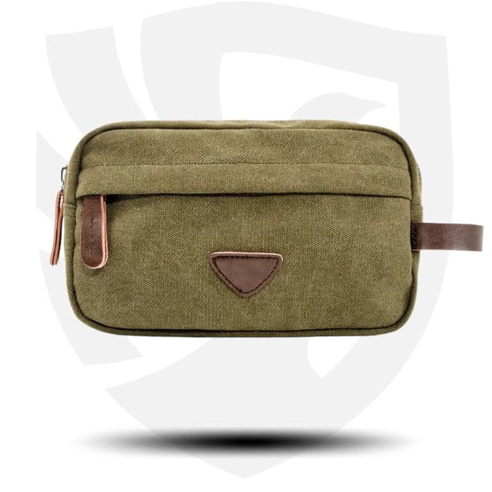 Vintage Kulturbeutel - Canvas & Leder - WALLTON™