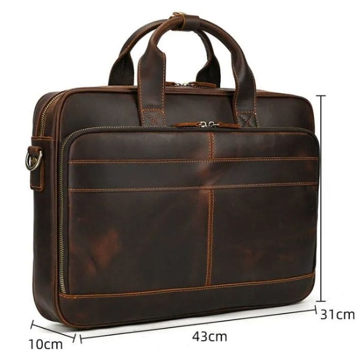 Herren Aktentasche - Premium Leder - WALLTON™