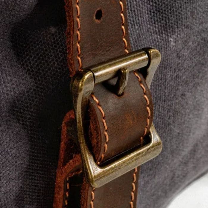 Große Reisetasche aus Canvas & Leder – | WALLTON™ allrounder reisenthel l