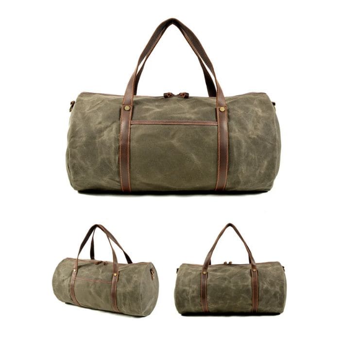 Retro Reisetasche - Canvas & Leder - WALLTON™