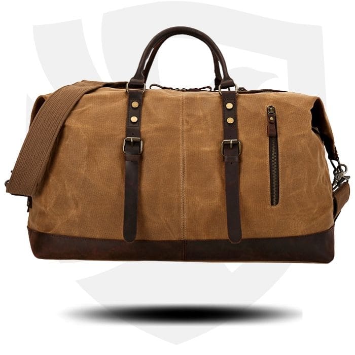 Vintage Reisetasche - Segeltuch & Leder - WALLTON™