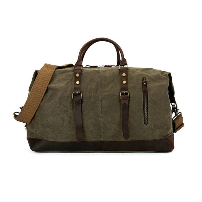 Vintage Reisetasche - Segeltuch & Leder - WALLTON™