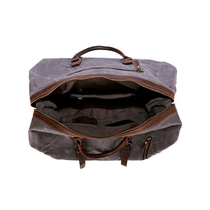 Vintage Reisetasche - Segeltuch & Leder - WALLTON™