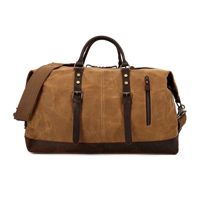 Vintage Reisetasche - Segeltuch & Leder - WALLTON™