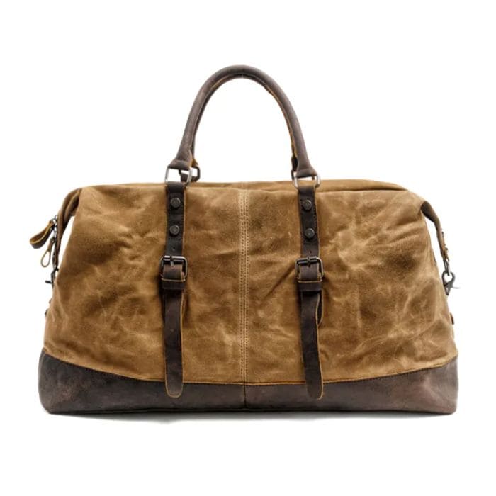 Vintage Reisetasche - Segeltuch & Leder - WALLTON™