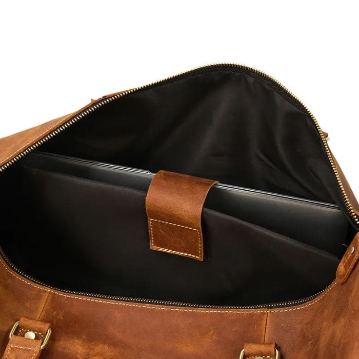 Leder Reisetasche mit schuhfach - Weekender - WALLTON™