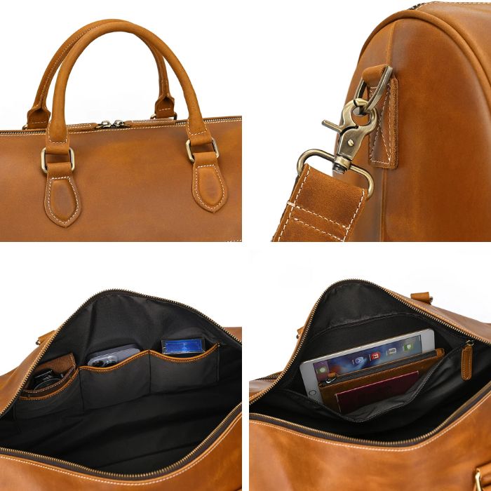 Leder Weekender 50 "AMSTERDAM - WALLTON™