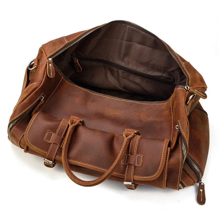 Weekender mit schuhfach - Leder Reisetasche - WALLTON™
