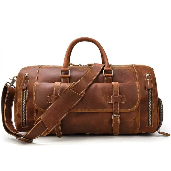 Weekender mit schuhfach - Leder Reisetasche - WALLTON™