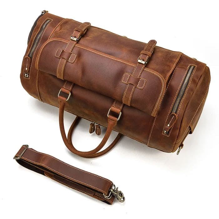Weekender mit schuhfach - Leder Reisetasche - WALLTON™