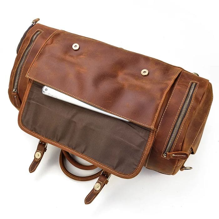 Weekender mit schuhfach - Leder Reisetasche - WALLTON™