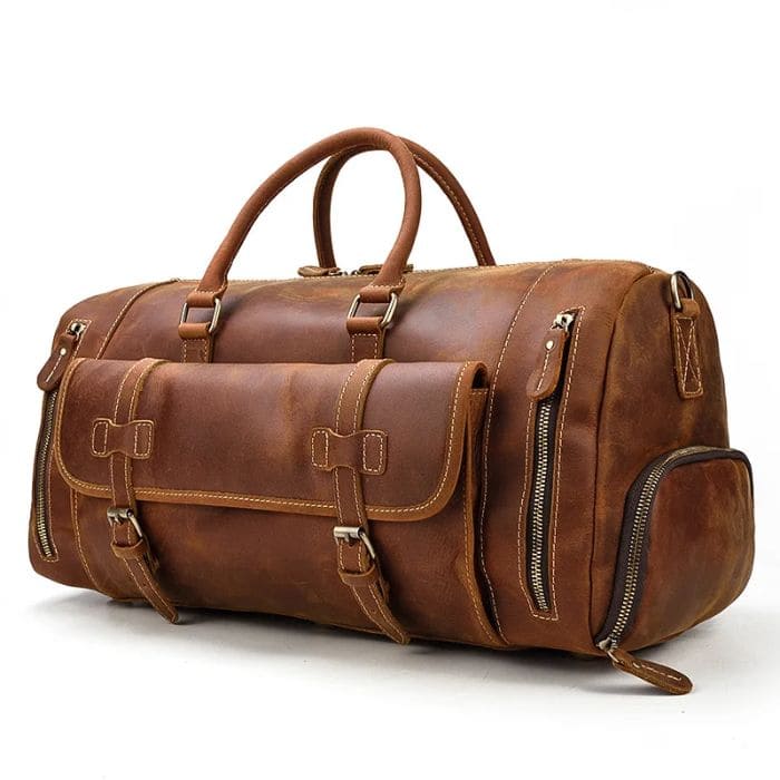 Weekender mit schuhfach - Leder Reisetasche - WALLTON™