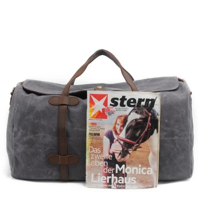 Vintage Weekender 54 aus Canvas "HAMBURG - WALLTON™