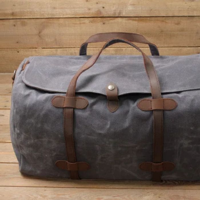 Vintage Weekender 54 aus Canvas "HAMBURG - WALLTON™