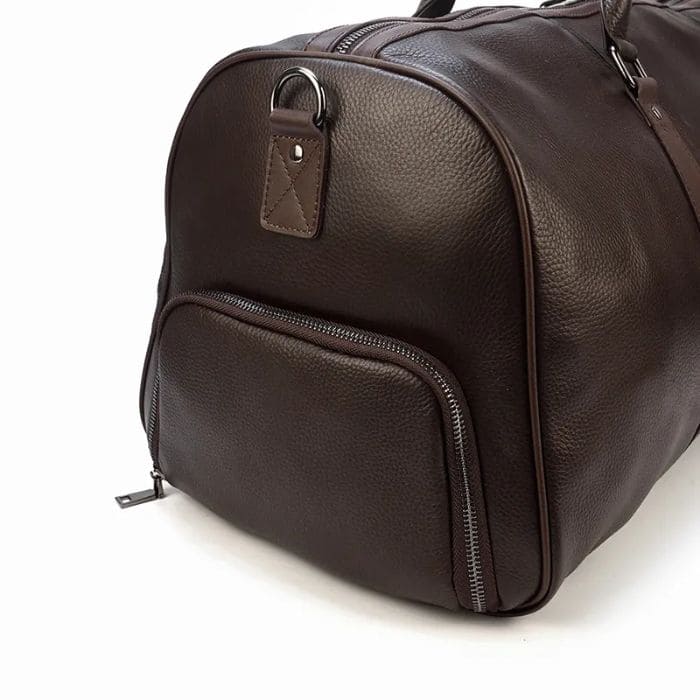 Reisetasche mit Schuhfach 55cm - Premium Leder - WALLTON™