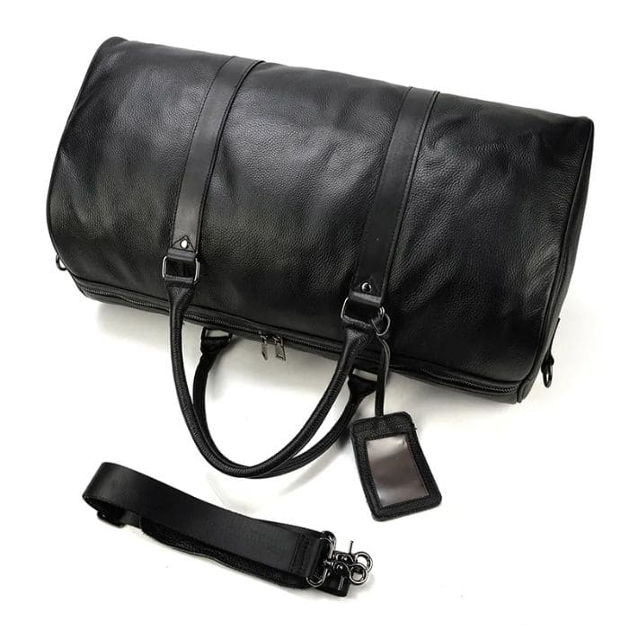 Reisetasche mit Schuhfach 55cm - Premium Leder - WALLTON™
