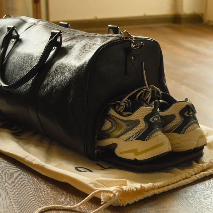 Leder Reisetasche 55 mit Schuhfach "PARIS - WALLTON™