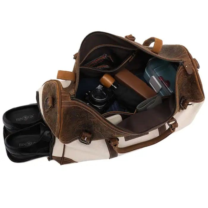 Canvas Reisetasche 55 mit Schuhfach "FLORENZ - WALLTON™