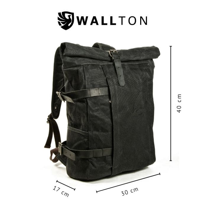 Anti Diebstahl Rucksack aus Canvas "KINGSTON - WALLTON™