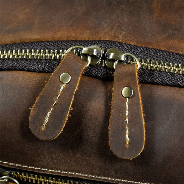 Lederrucksack aus echtem Leder - Rucksack in Braun - WALLTON™
