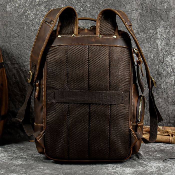 Lederrucksack aus echtem Leder - Rucksack in Braun - WALLTON™
