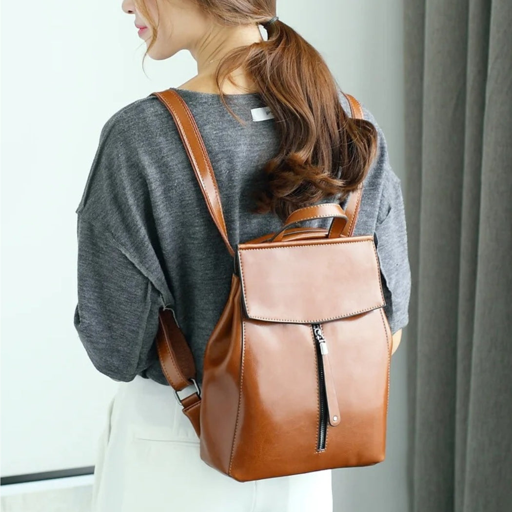 Lederrucksack Damen "MUMBAI - WALLTON™