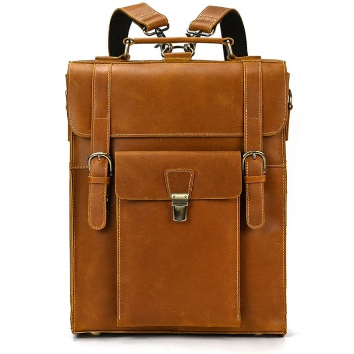 Lederrucksack – Vintage Rucksack (Nr. 1) - WALLTON™