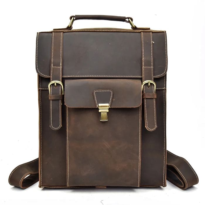 Lederrucksack – Vintage Rucksack (Nr. 1) - WALLTON™