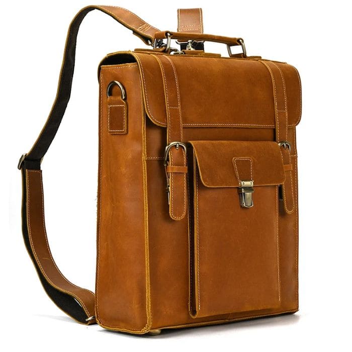 Lederrucksack – Vintage Rucksack (Nr. 1) - WALLTON™