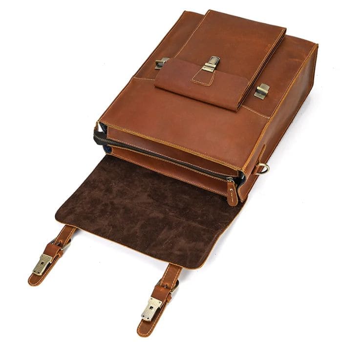 Lederrucksack – Vintage Rucksack (Nr. 1) - WALLTON™