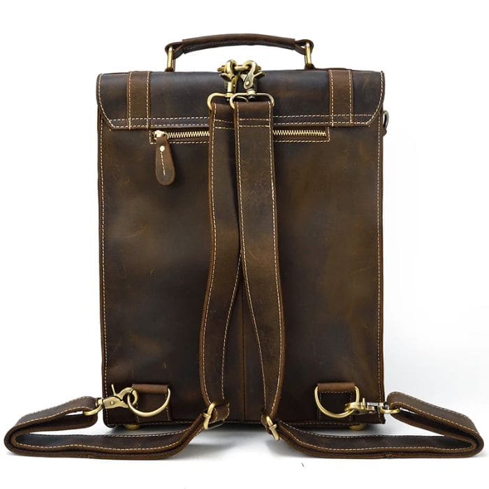 Lederrucksack – Vintage Rucksack (Nr. 1) - WALLTON™