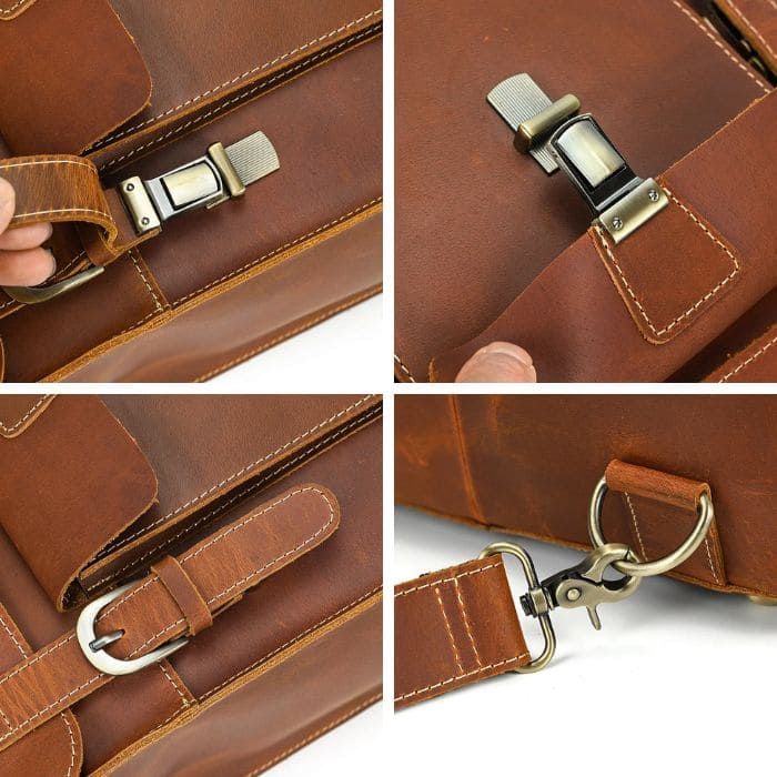 Lederrucksack – Vintage Rucksack (Nr. 1) - WALLTON™