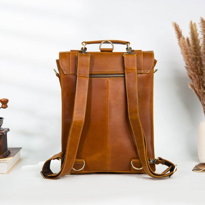 Lederrucksack – Vintage Rucksack (Nr. 1) - WALLTON™