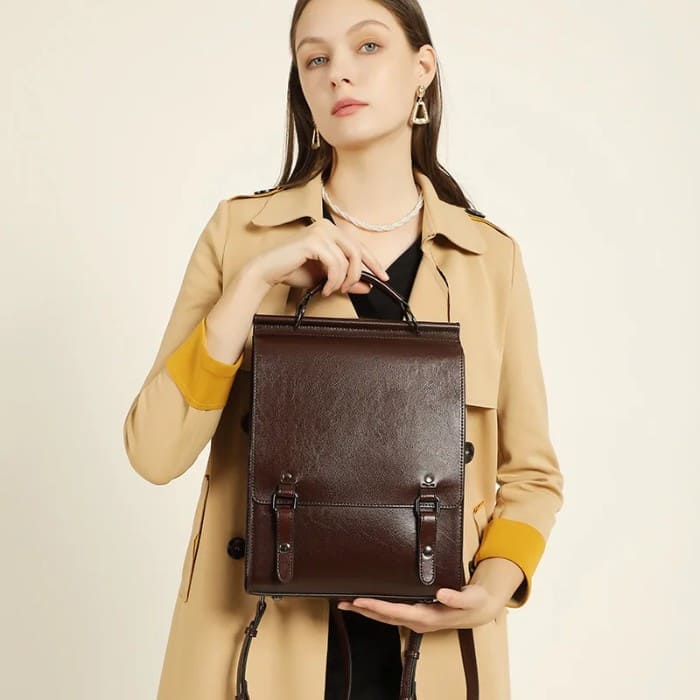 Lederrucksack Damen – Vintage Rucksack (Nr. 2) - WALLTON™