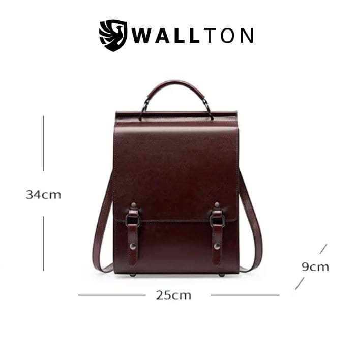 Lederrucksack Damen – Vintage Rucksack (Nr. 2) - WALLTON™
