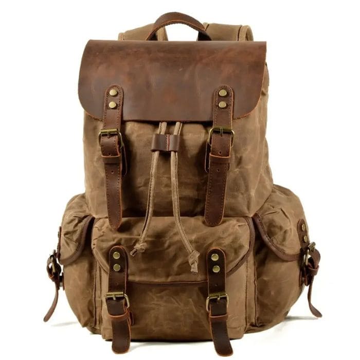 Canvas Rucksack im Bergsteiger-Stile "BOZEN - WALLTON™