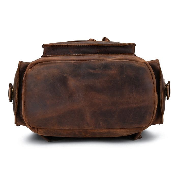 Travel Pioneer Lederrucksack - Braun - WALLTON™