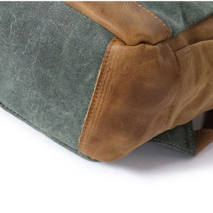 Canvas Rucksack - Canvas & Leder - WALLTON™