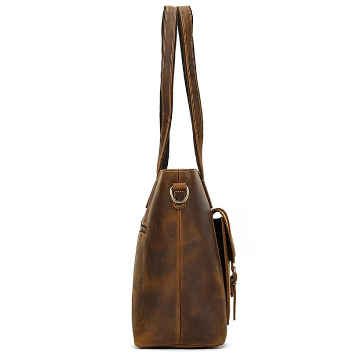 Damen Laptoptasche - Leder Shopper (Nr. 1) - WALLTON™